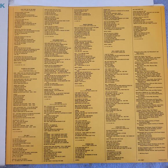 Kenny Rogers Vinyl Lot – The Gambler + Eyes That See in the Dark LP VG+ - Picture 2 of 11